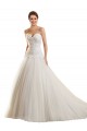 Blanc Princesse Tulle Dentelle Robes de mariée en Gros