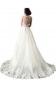 Blanc Sirène Tulle Dentelle Robes de mariée en Gros