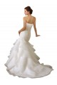Blanc Sirène Tulle Robes de mariée en Gros