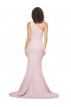 Fourreau Balayage train Crêpe Stretch Longue Robes demoiselle d'honneur / Robes de bal en Gros