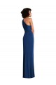 Bleu roi Fourreau Spandex Longue Robes demoiselle d'honneur / Robes de bal en Gros