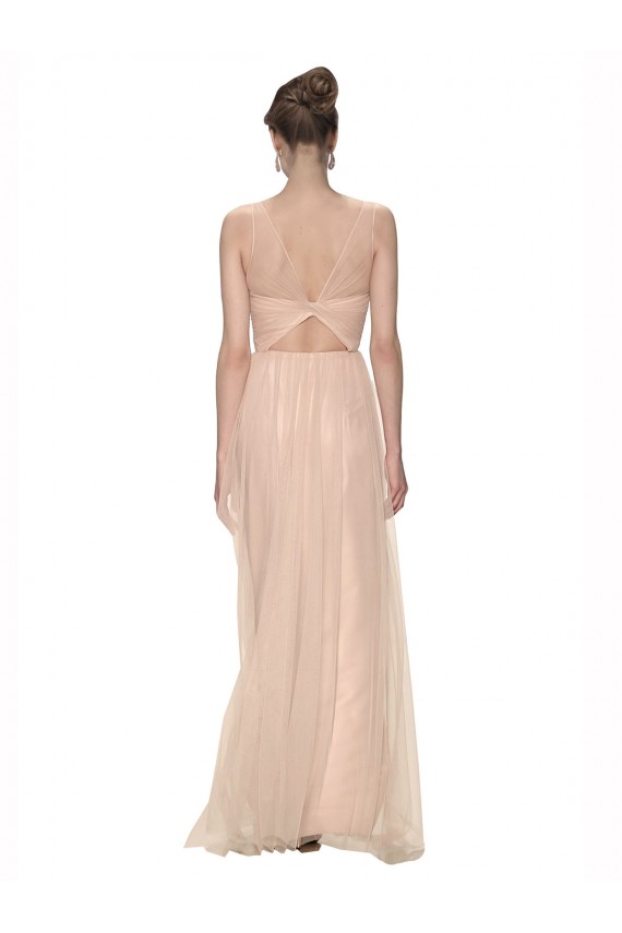 Blush 95 Fourreau Illusion Tulle Longue Robes demoiselle d'honneur en Gros