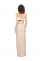 Sirène Épaule Dénudée Crêpe Stretch Longue Formelles Robes demoiselle d'honneur / Robes de soirée / Robes de bal en Gros
