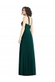 Evergreen Trapèze Licou Mousseline Longue Robes demoiselle d'honneur en Gros