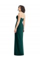 Evergreen Trapèze Sans bretelle Mousseline Longue Robes demoiselle d'honneur en Gros
