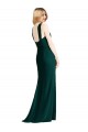Evergreen Trompette Licou Mousseline Longue Robes demoiselle d'honneur en Gros