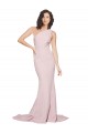 Fourreau Balayage train Crêpe Stretch Longue Robes demoiselle d'honneur / Robes de bal en Gros