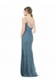 Fourreau Bretelles spaghetti Col V Dentelle Longue Robes demoiselle d'honneur en Gros