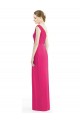 Fourreau Mousseline Longue Robes demoiselle d'honneur en Gros