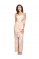 Fourreau Sans bretelle Crêpe Stretch Longue Robes demoiselle d'honneur / Robes de bal en Gros