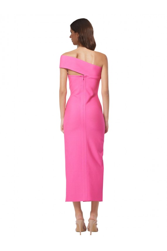 Fourreau midi Crêpe Stretch Longue Formelles Robes demoiselle d'honneur / Robes de soirée / Robes de cocktail en Gros