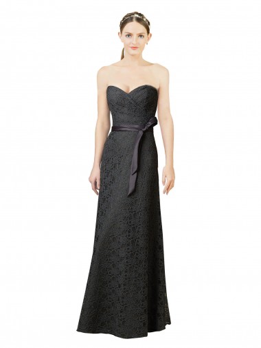 Gris ardoise Fourreau Dentelle Longue Robes demoiselle d'honneur en Gros
