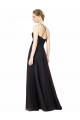 Gris ardoise Trapèze Tulle Dentelle Longue Robes demoiselle d'honneur en Gros