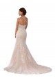 Ivoire & Champagne Sirène Bretelles spaghetti Dentelle Boho Robes de mariée en Gros