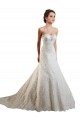 Ivoire & Champagne Trapèze Dentelle Robes de mariée en Gros