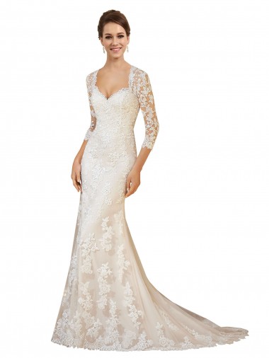 Ivoire Fourreau Dentelle Robes de mariée en Gros