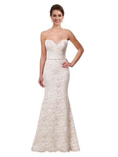 Ivoire Fourreau Dentelle Robes de mariée en Gros