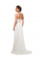 Ivoire Fourreau Mousseline Robes de mariée en Gros