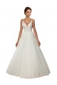Ivoire Princesse Bretelles spaghetti Tulle Dentelle Boho Robes de mariée en Gros