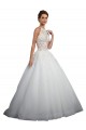 Ivoire Princesse Col Haut Tulle Dentelle Robes de mariée en Gros