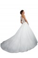 Ivoire Princesse Col Haut Tulle Dentelle Robes de mariée en Gros