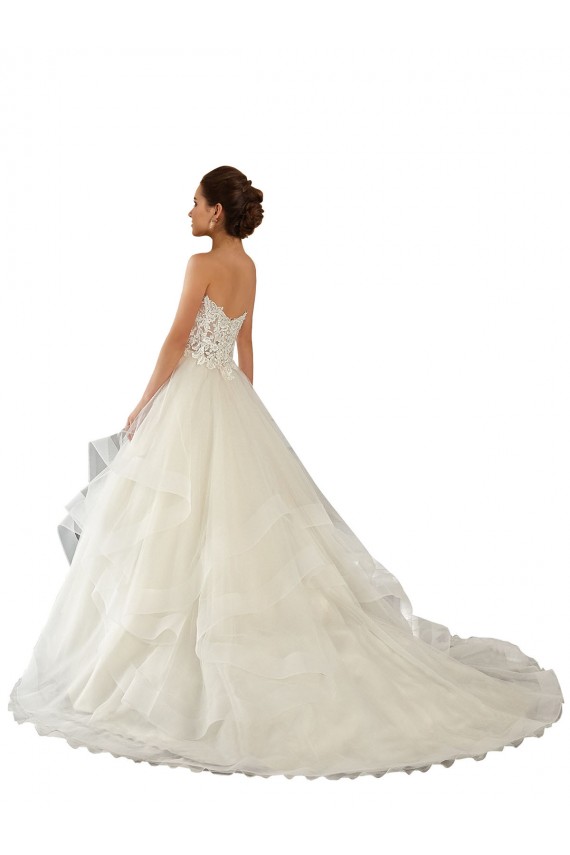 Ivoire Princesse Satiné Tulle Dentelle Robes de mariée en Gros