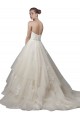 Ivoire Princesse Scoop Sans bretelle Tulle Dentelle Robes de mariée en Gros