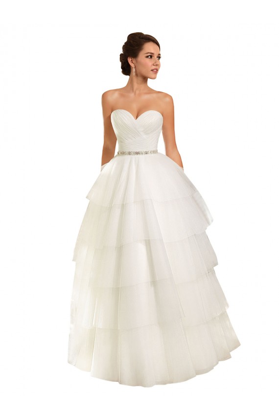 Ivoire Princesse Tulle Robes de mariée en Gros