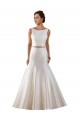 Ivoire Sirène Bateau Satiné Robes de mariée en Gros