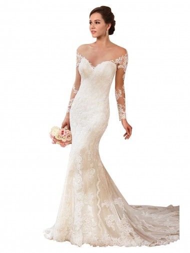 Ivoire Sirène Dentelle Robes de mariée en Gros