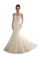 Ivoire Sirène Illusion Dentelle Robes de mariée en Gros