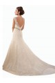Ivoire Sirène Illusion Tulle Dentelle Robes de mariée en Gros