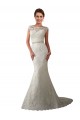 Ivoire Sirène Illusion Tulle Dentelle Robes de mariée en Gros