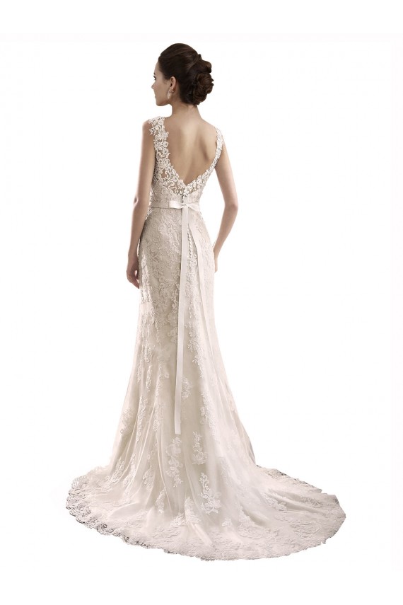 Ivoire Sirène Tulle Dentelle Robes de mariée en Gros