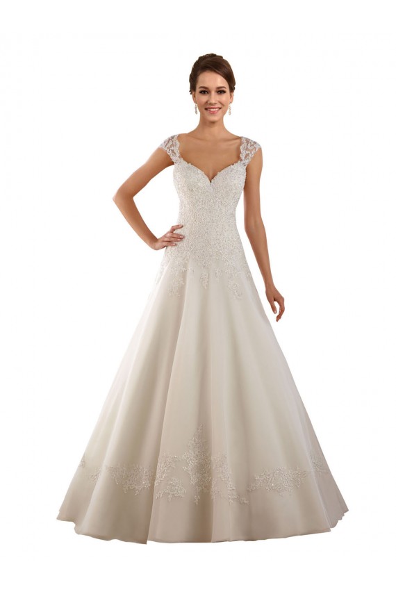 Ivoire Trapèze Dentelle Robes de mariée en Gros