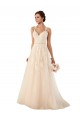 Ivoire Trapèze Tulle Dentelle Robes de mariée en Gros