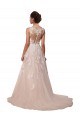 Ivoire Trapèze Tulle Dentelle Robes de mariée en Gros