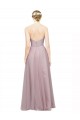 Light Lilac Trapèze Tulle Dentelle Longue Robes demoiselle d'honneur en Gros