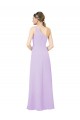 Lilas Fourreau Mousseline Longue Formelles Robes demoiselle d'honneur / Robes de soirée en Gros