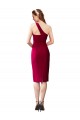 Noir Fourreau Crêpe Stretch Courte Robes demoiselle d'honneur / Robes de soirée / Robes de cocktail en Gros