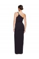 Noir Fourreau Sans bretelle Crêpe Stretch Longue Formelles Robes demoiselle d'honneur / Robes de soirée / Robes de bal en Gros