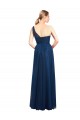 Noir Trapèze Tulle Longue Robes demoiselle d'honneur en Gros