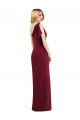 Olive verte Trompette Mousseline Longue Robes demoiselle d'honneur en Gros
