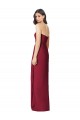Olive verte Trompette Sans bretelle Mousseline Longue Robes demoiselle d'honneur en Gros