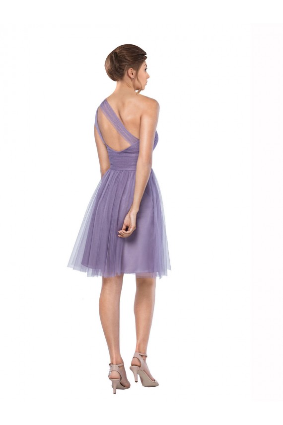 Pastèque Trapèze Tulle Longue Robes demoiselle d'honneur en Gros