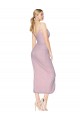Primevère Sirène Bretelles spaghetti Mousseline Courte Asymétrique Robes demoiselle d'honneur / Robes de bal / Robes de cocktail en Gros
