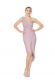 Primevère Sirène Mousseline Courte Asymétrique Robes demoiselle d'honneur / Robes de soirée / Robes de bal en Gros