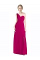 Rouge 16 Trapèze Mousseline Longue Robes demoiselle d'honneur en Gros
