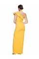Safran Fourreau Crêpe Stretch Longue Formelles Robes demoiselle d'honneur / Robes de soirée / Robes de bal en Gros