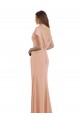 Sirène Col Bateau Col Haut Mousseline Longue Robes demoiselle d'honneur / Robes de bal en Gros